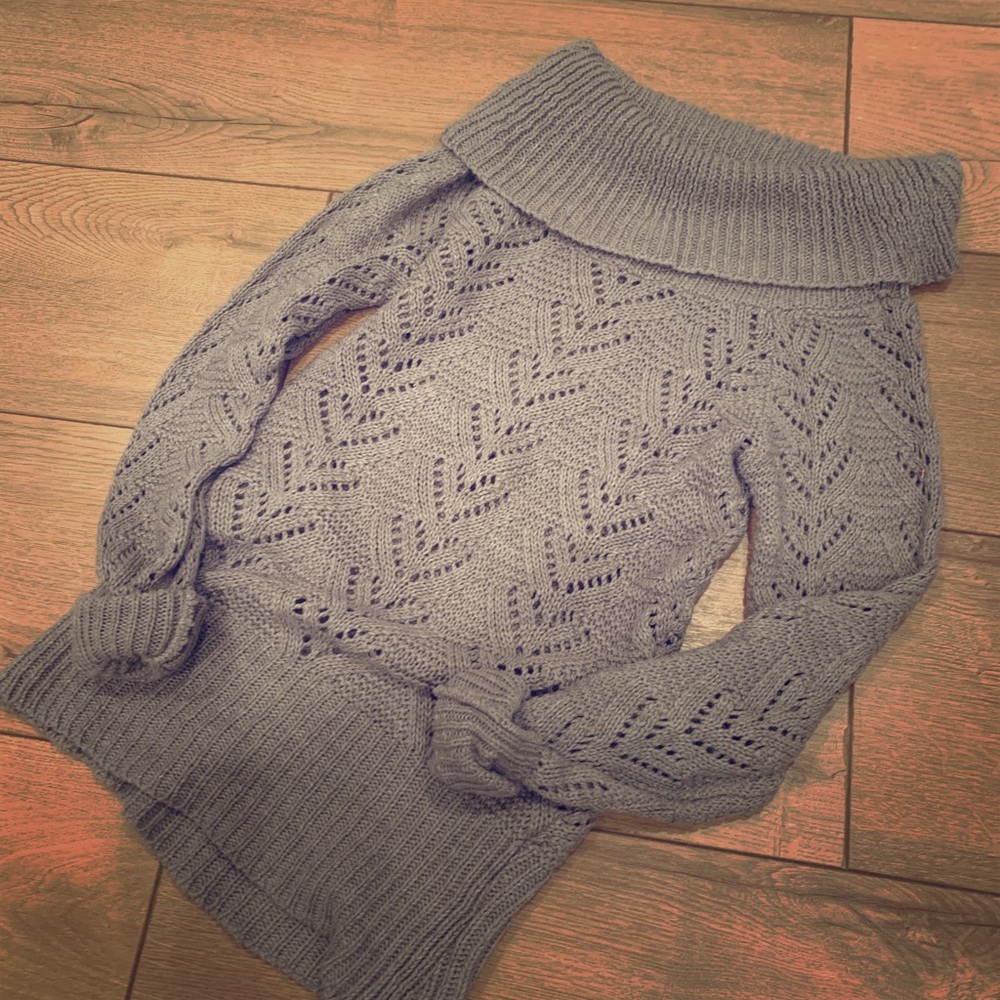 Off Shoulder Sweater